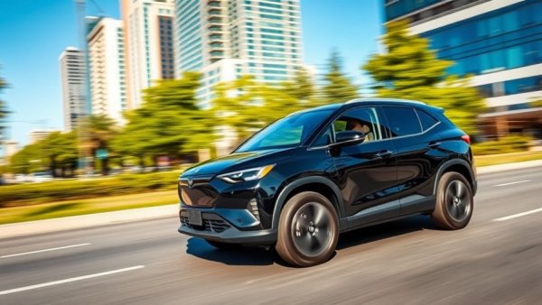 Electric SUV showcasing Bosch technology, reflecting Chinese speed and German expertise in EV innovation.