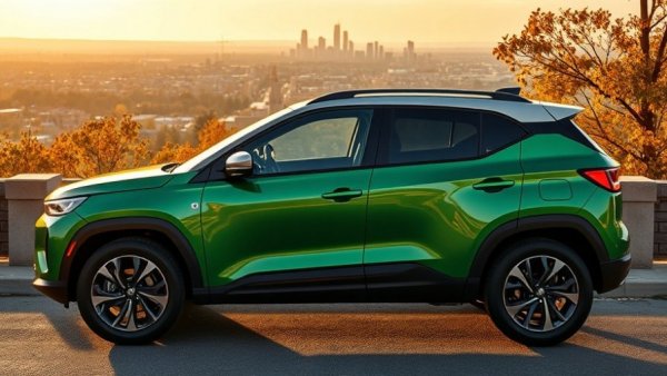 Zeekr X fast charging sleek SUV with city backdrop.