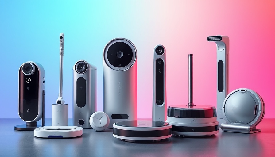 Ecovacs cleaning essentials collection on colorful gradient.