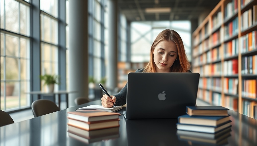 Focused student studying in library, relevant to College Ave Student Loans Review.