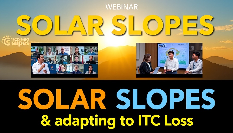 Webinar on Hawaii solar market changes with panel discussion graphic.