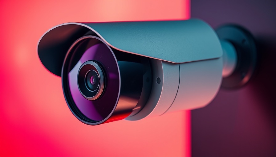 Labor Day home security deals featuring a sleek security camera.