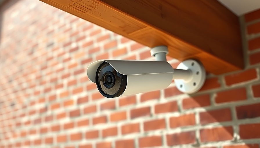 Google Nest Devices Upgrades: Security camera on wooden beam.