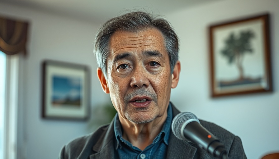 Middle-aged man speaking with a calm expression in a room, Reveal Details Over Time