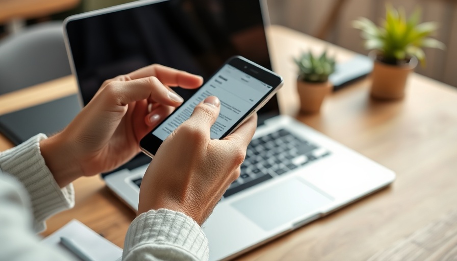 Person marketing insurance to auto dealerships using tech devices