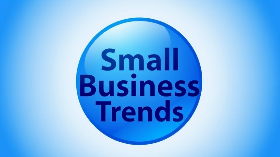 Logo of Small Business Trends with blue circle design
