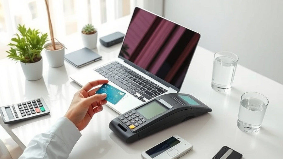 Payment orchestration setup with POS and credit cards for small businesses.