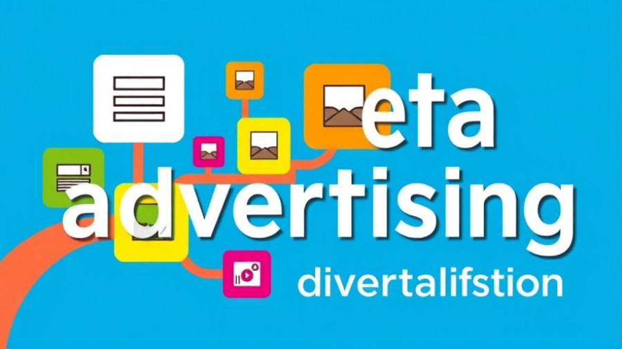 Creative Diversification in Meta Advertising - digital illustration with text.