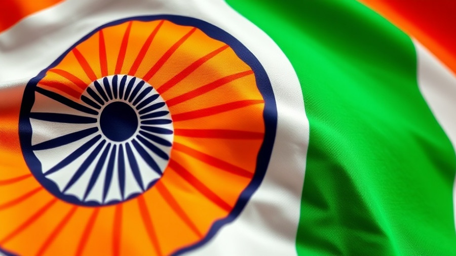Vibrant Indian flag close-up representing early-stage Indian startups.