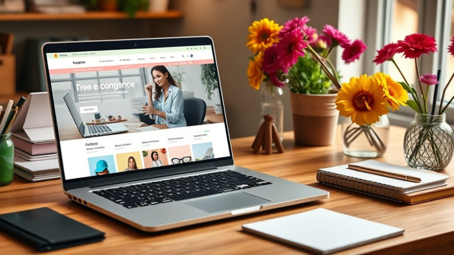 Best Shopify Accounting Software setup shown on a laptop in a cozy workspace.