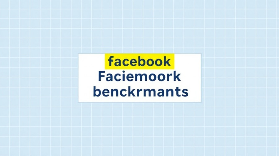 Minimalist graphic on Facebook engagement benchmarks