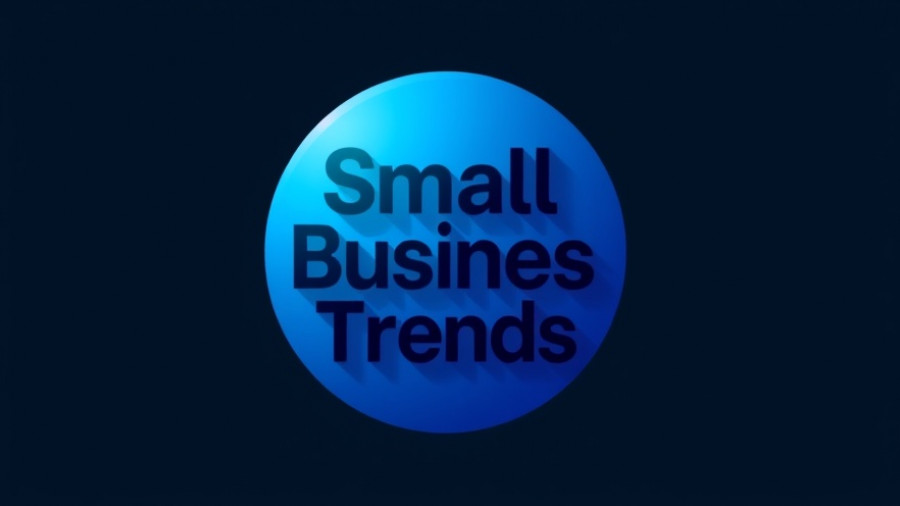 Digital logo of Small Business Trends in blue.