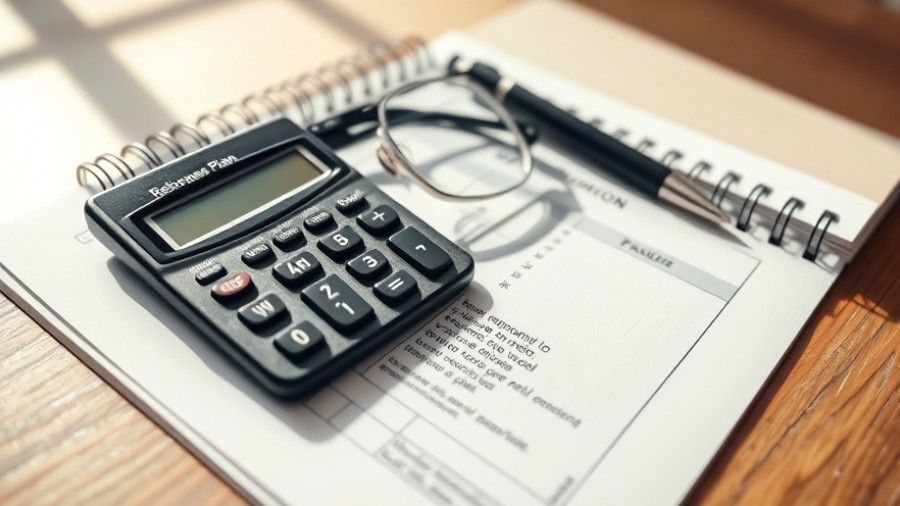 Overrated retirement advice visualized with retirement plan setup on desk.