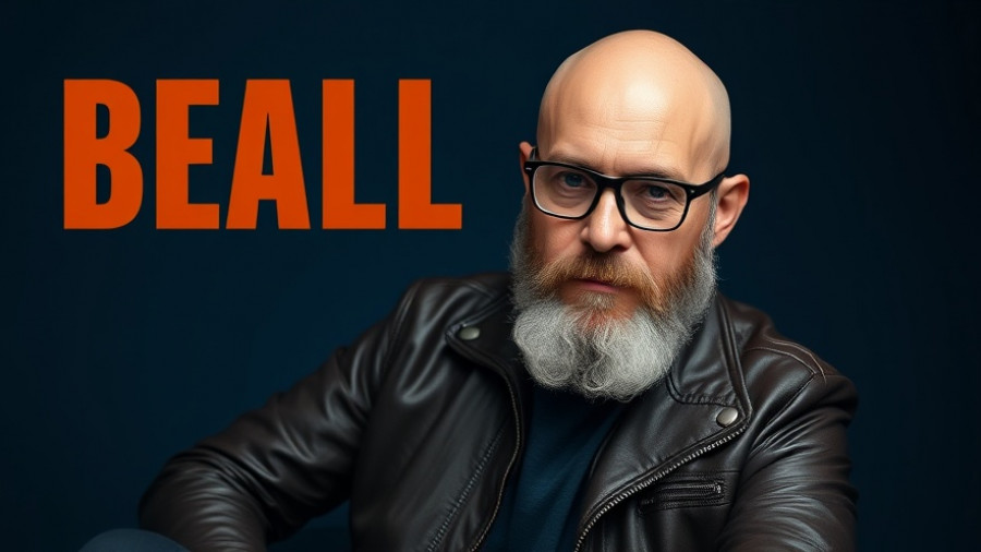 Intangible value in branding topic featuring a man in a leather jacket.