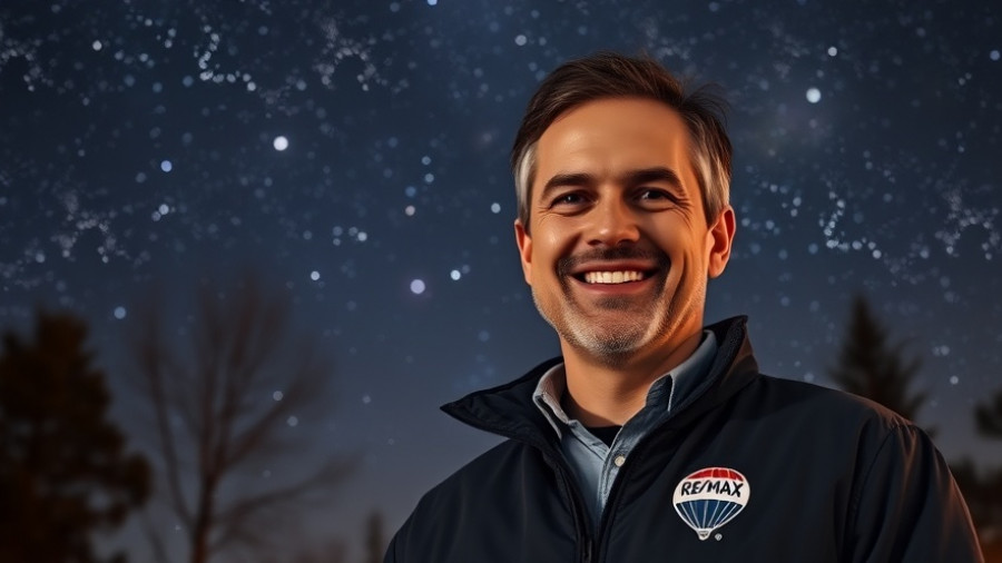 RE/MAX representative under starry sky for consolidation strategies