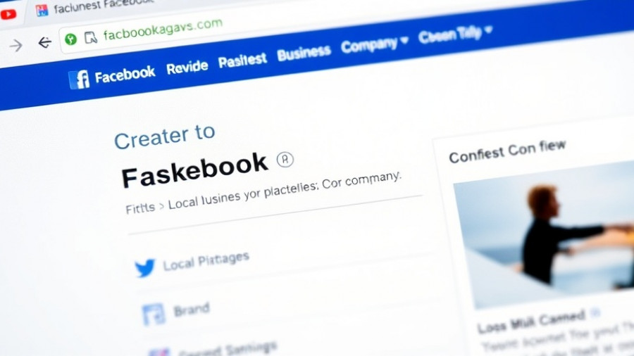 Facebook page creation screen for small business setup 2025.