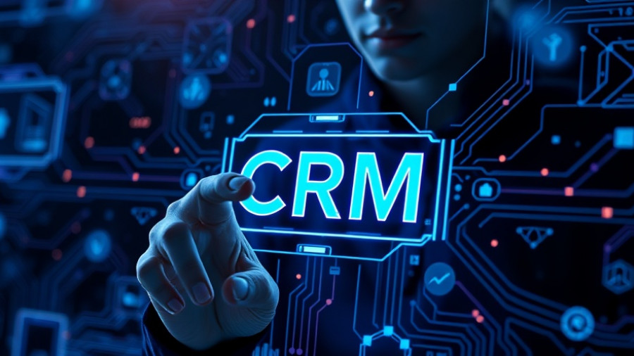 Futuristic CRM software interface with hand interaction, representing Best Free CRM Software for Small Business Owners.