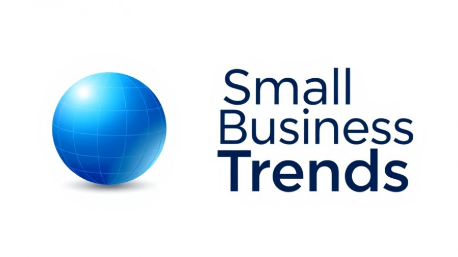 Minimalist logo of Small Business Trends with blue sphere.