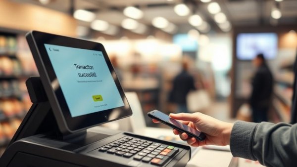 Pine Labs transaction with smartphone at point-of-sale