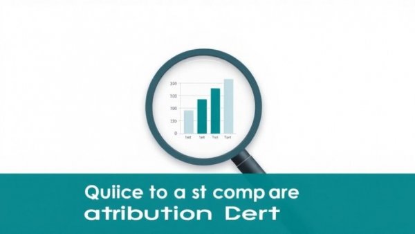 Guide to compare attribution settings with infographic and magnifying glass