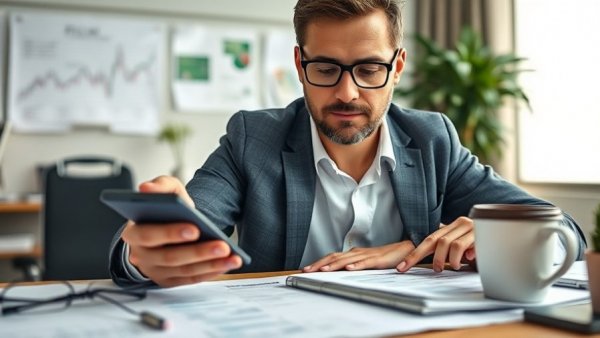 Nonprofit accounting basics illustrated with focused professional handling finances.