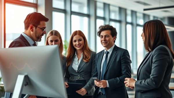 Professional team analyzing 401(k) administration data