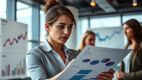 Modern office scene illustrating influencer vetting with AI tools.