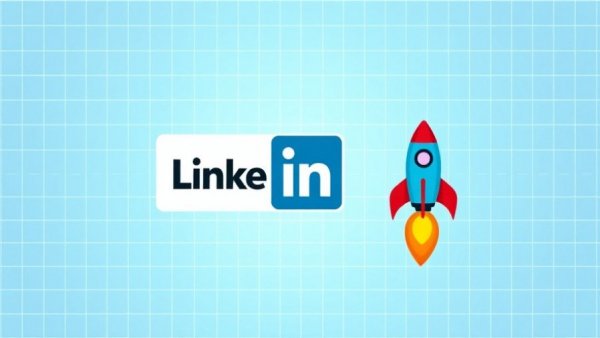 Boost LinkedIn Engagement graphic with chat and rocket emojis.