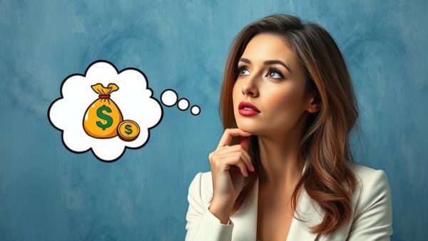 Professional woman thinking about financial strategy, NAR executive salaries and lobbying spending 2024 context.