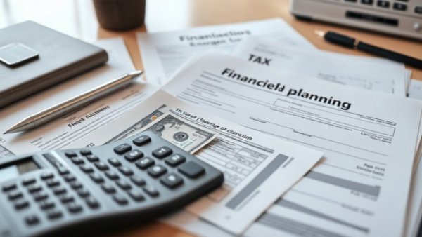 Financial documents with calculator and cash for short-term rental tax breaks.