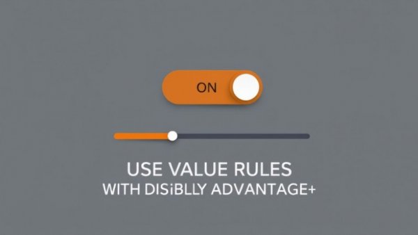 Graphic: Value Rules for Facebook Ads with Advantage+ toggle and sliders.