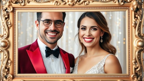 Stylishly dressed couple celebrating, reflecting overcoming career plateaus in real estate.