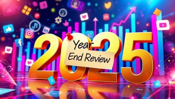 Real estate content marketing trends 2026 visual with 2025 review elements.