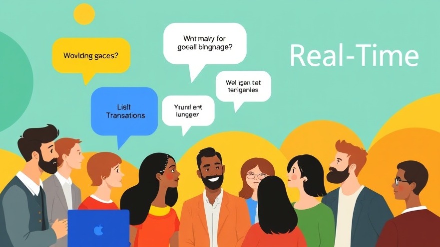 Multilingual meetings using AI translation technology in vibrant video conferencing.