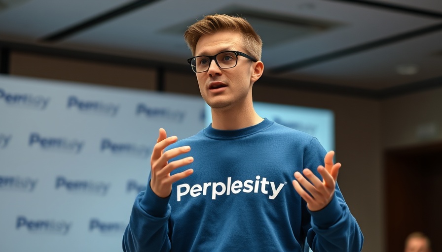 Perplexity AI expert discussing TikTok merger at tech conference.
