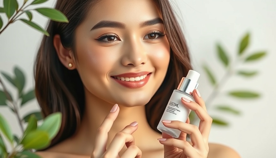 Influencer marketing strategies for beauty brands with smiling young woman holding skincare product.
