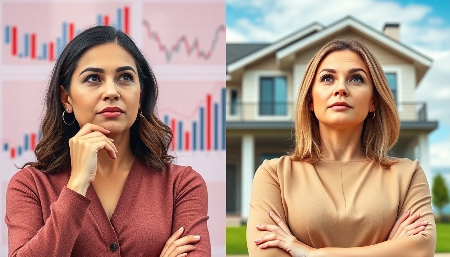 Women comparing FIRE strategies with charts and real estate.