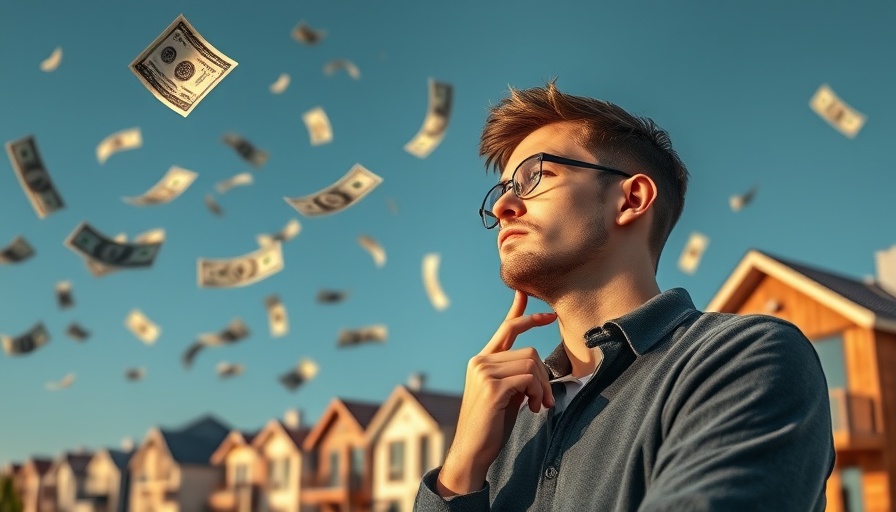 Pensive man considering becoming a millionaire through real estate investing.