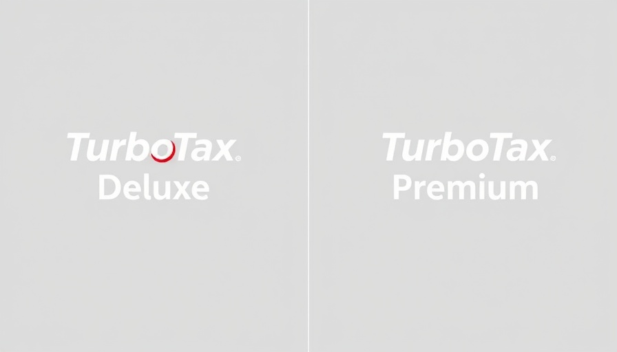 TurboTax Premium vs Deluxe logo comparison, minimalist design