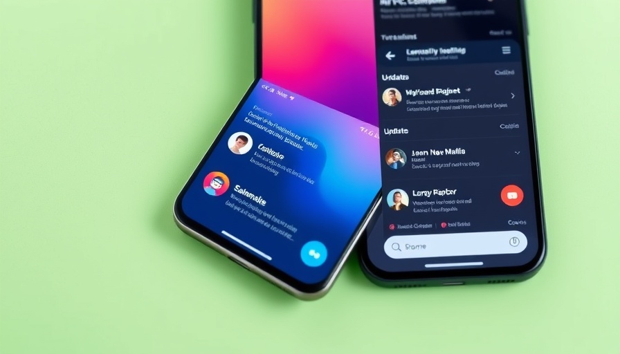 Modern app UI design for Buffer for iOS 26 update with social media features.