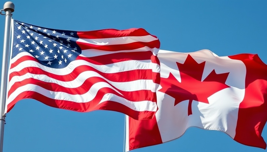 U.S. and Canadian flags symbolizing Canadian interest in U.S. properties.