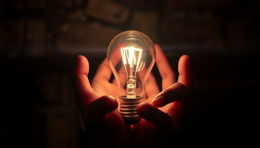 Creative lightbulb in hands symbolizing building a business that runs without you.