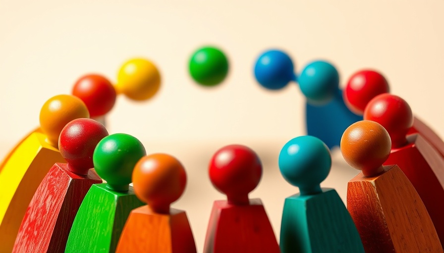 Colorful figurines symbolizing Diversity and Inclusion Training for Employees.