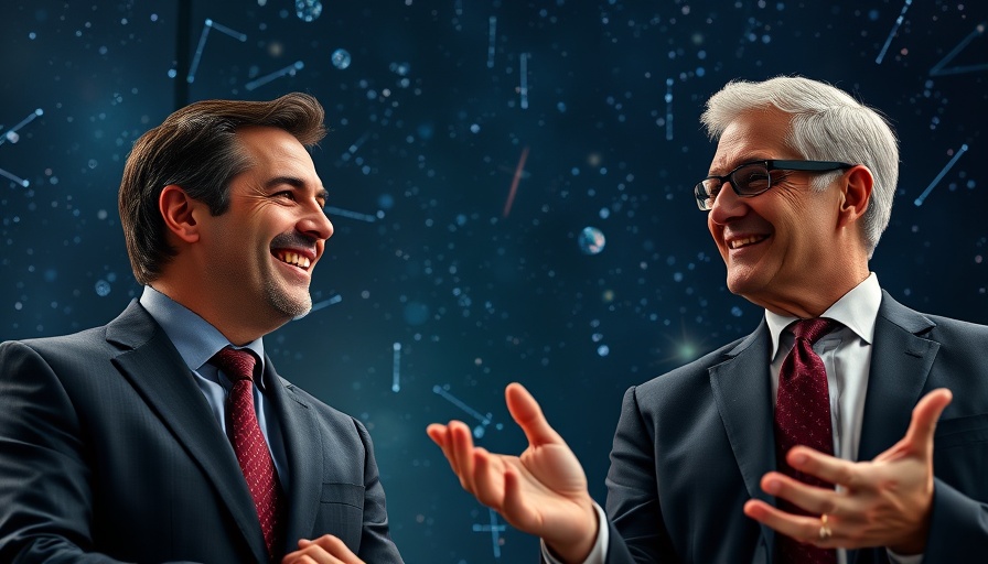 Business discussion set against starry night, Zillow CoStar lawsuit theme.