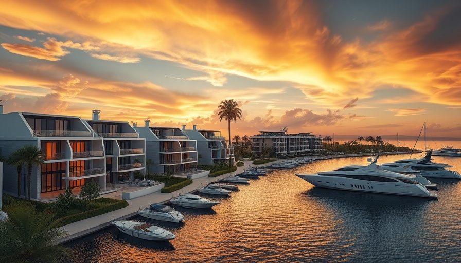 Breathtaking Pier Sixty-Six Residences yachting lifestyle at sunset.