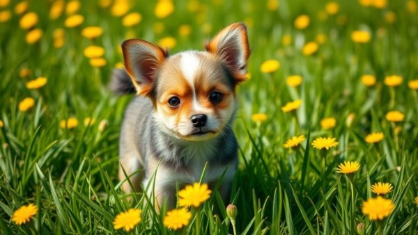 Cute small dog attentive on grass - Dog Myths Debunked