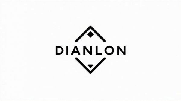 Diamond-shaped logo design in black and gold