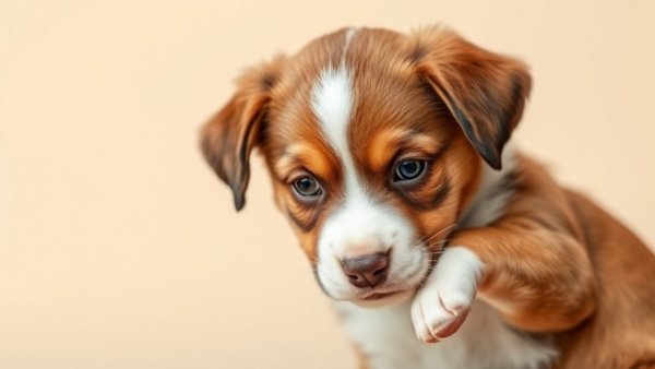 Break Flea & Tick Life Cycle guide with puppy scratching.