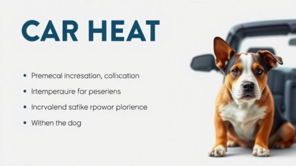 Car temperature dog safety infographic with heat increment data.