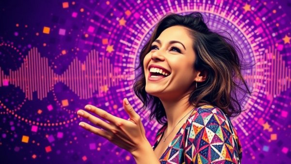 Podcast cover for Women Who Wander Write About Nature with joyful mosaic art.